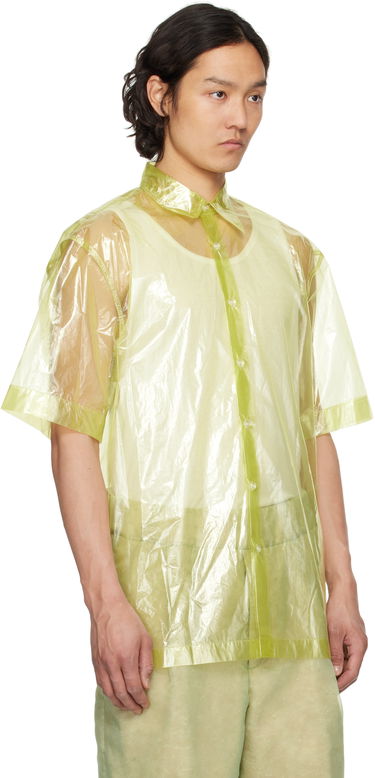 Košeľa Dries Van Noten Dries Van Noten Sheer Short Sleeve Shirt Fialová | 251-020762-1258, 4