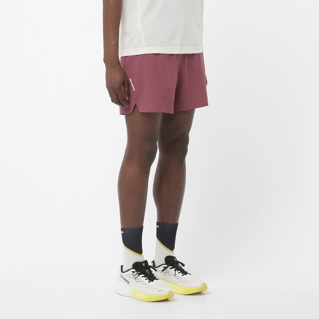 Šortky Salomon Shakeout Easy 5" Running Shorts Vínová | LC2704900