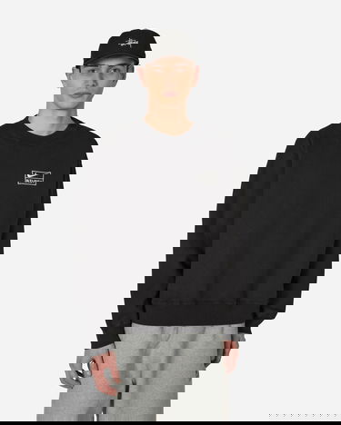 Mikina Nike Stüssy x Stone Wash Crewneck Sweatshirt Čierna | DO5310-010, 0