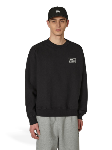 Mikina Nike Stüssy x Stone Wash Crewneck Sweatshirt Čierna | DO5310-010