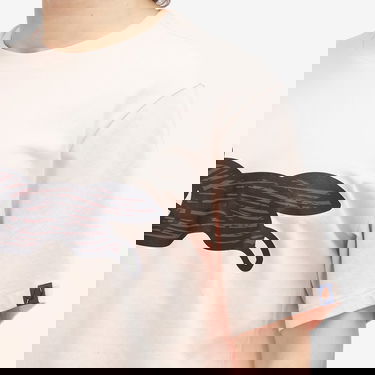 Tričko BBC IceCream ICECREAM Woodgrain Running Dog Graphic Tee Ružová | IC24345-PK, 5