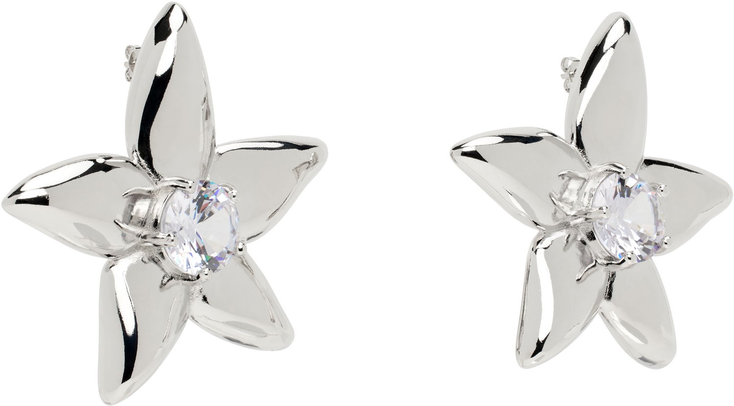 Náušnice Collina Strada Collina Strada Mega Starlink Flower Earrings Metalická | XX1086, 1