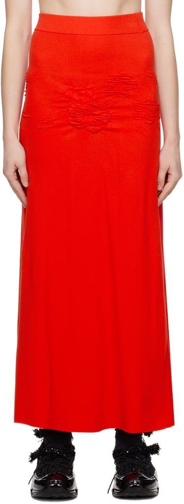 Sukňa Cecilie Bahnsen Cecilie Bahnsen Villa Midi Skirt Červená | 1.24KNI56004 VILLA SKIRT, 0