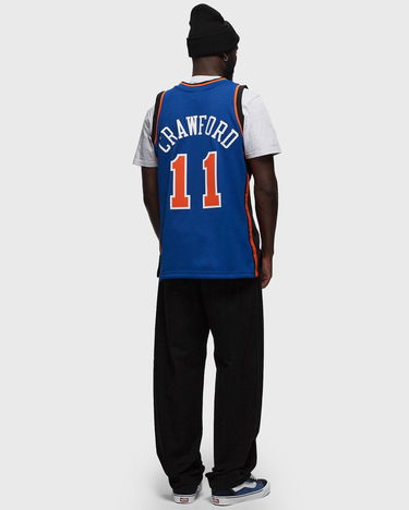 Dres Mitchell & Ness NBA DARK JERSEY NEW YORK KNICKS 2004-05 JAMAL CRAWFORD #11 Modrá | SMJY7212-NYK04JCWROYA, 3