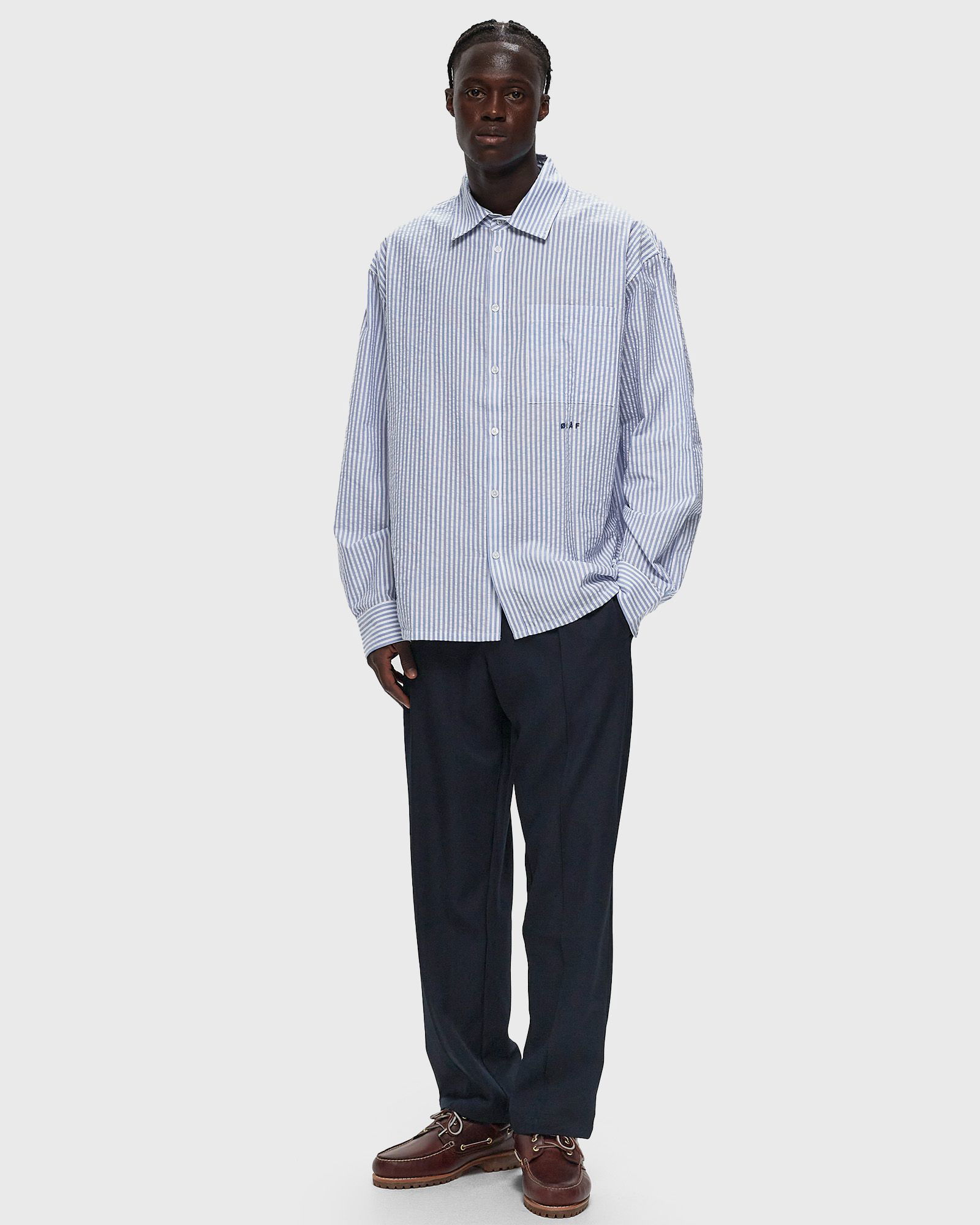 SEERSUCKER BOXY SHIRT