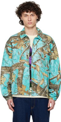 Awake NY Frayed Script Coach Jacket