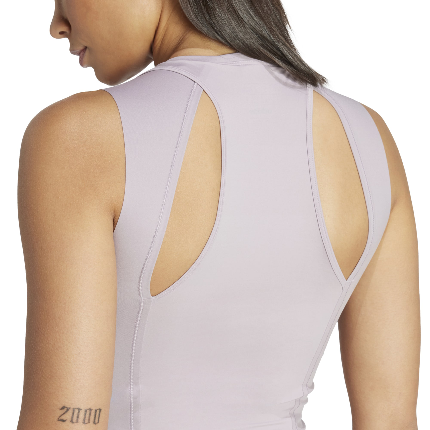 Crop Top adidas Originals ELEV HIIT Cropped Training Tank Top Fialová | it7430, 1
