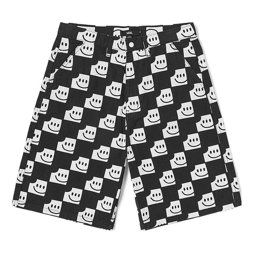 Šortky Vans Checkerboard Smiley Shorts Čierna | VN000EVTCAF