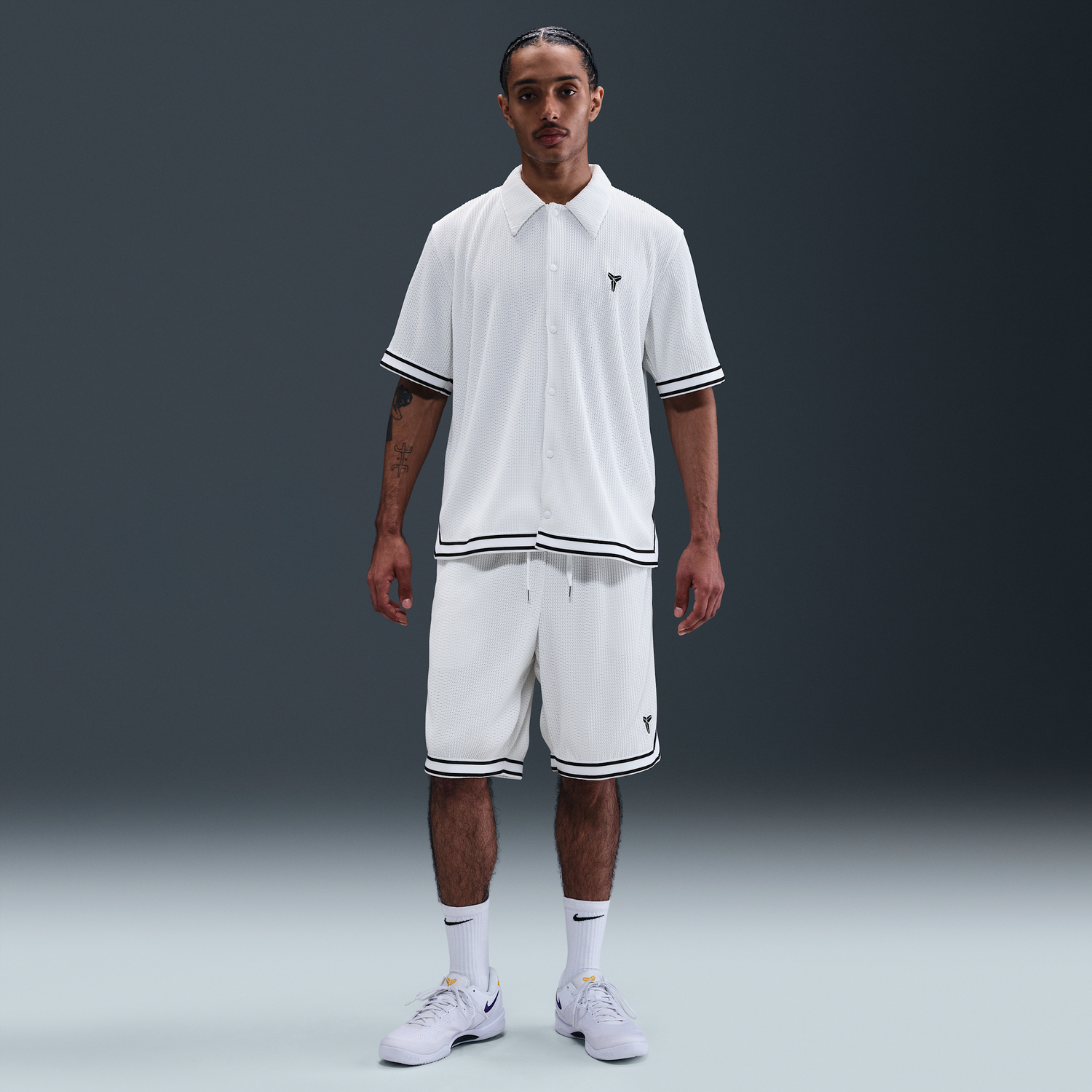 Súprava Nike Kobe Pleated Basketball Shorts Biela | HV9988-100, 1