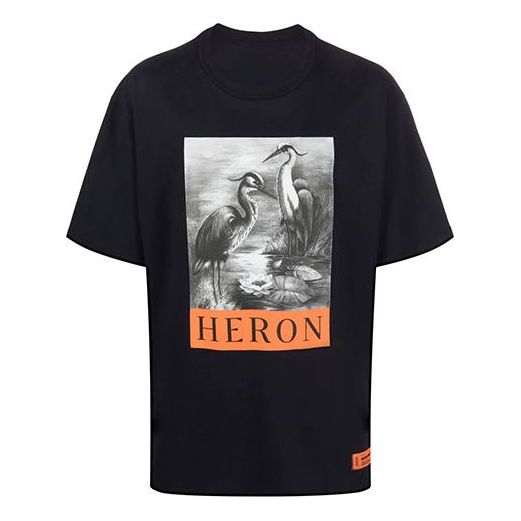Tričko HERON PRESTON Heron Preston Logo Graphic T-Shirt Čierna | HMAA026C99JER00110011001