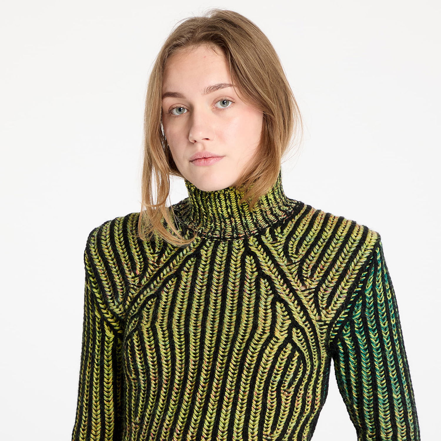 Sveter Diesel Diesel M-Orkid Knitwear Sweater Zelené | A15195_0QDAH Opaline Green, 1