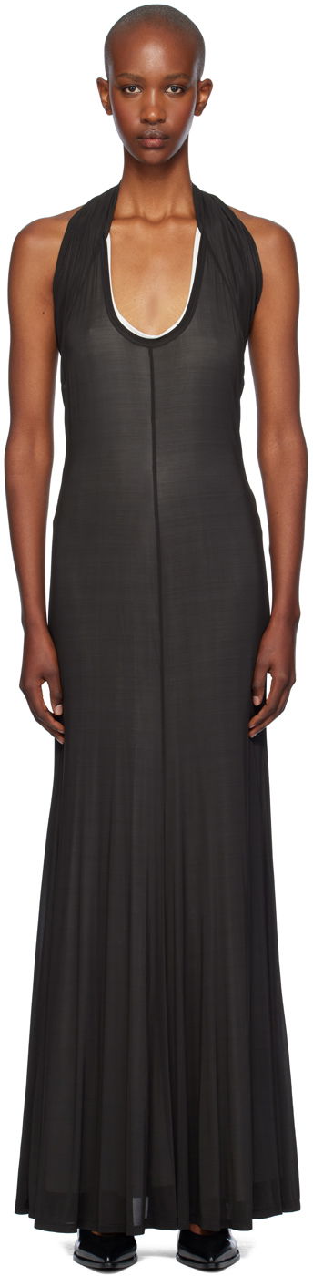 Šaty Helmut Lang Dancer Maxi Dress Čierna | O07HW605, 0