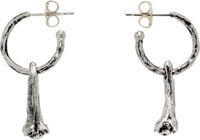Lemaire Silver Clove Drop Earrings