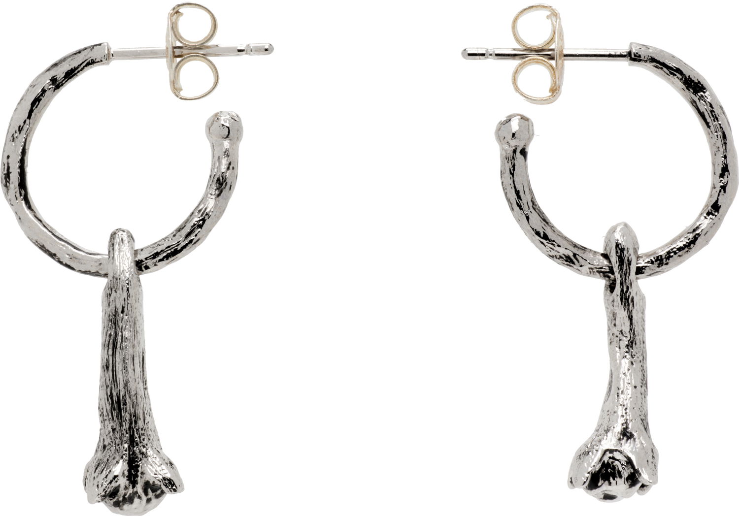 Náušnice LEMAIRE Lemaire Silver Clove Drop Earrings Metalická | JW0131 LO036, 0