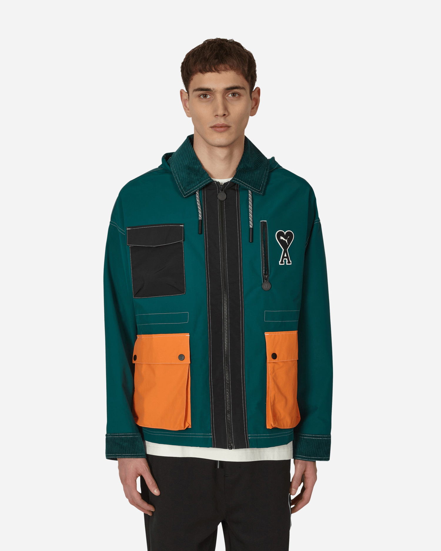 Bunda Puma AMI x Nylon Jacket Zelené | 535990-24, 0