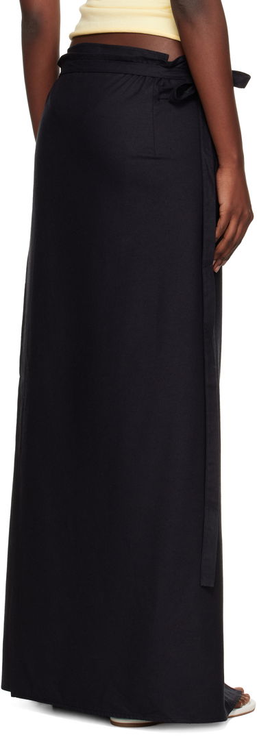 Sukňa Baserange Baserange Venn Maxi Wrap Skirt Čierna | SSVE-WS-AU25, 2
