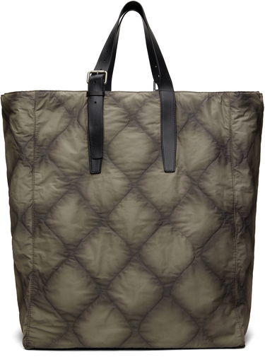 Tote bag Dries Van Noten Dries Van Noten Quilted Canvas Tote Bag Zelené | 251-021507-895, 0