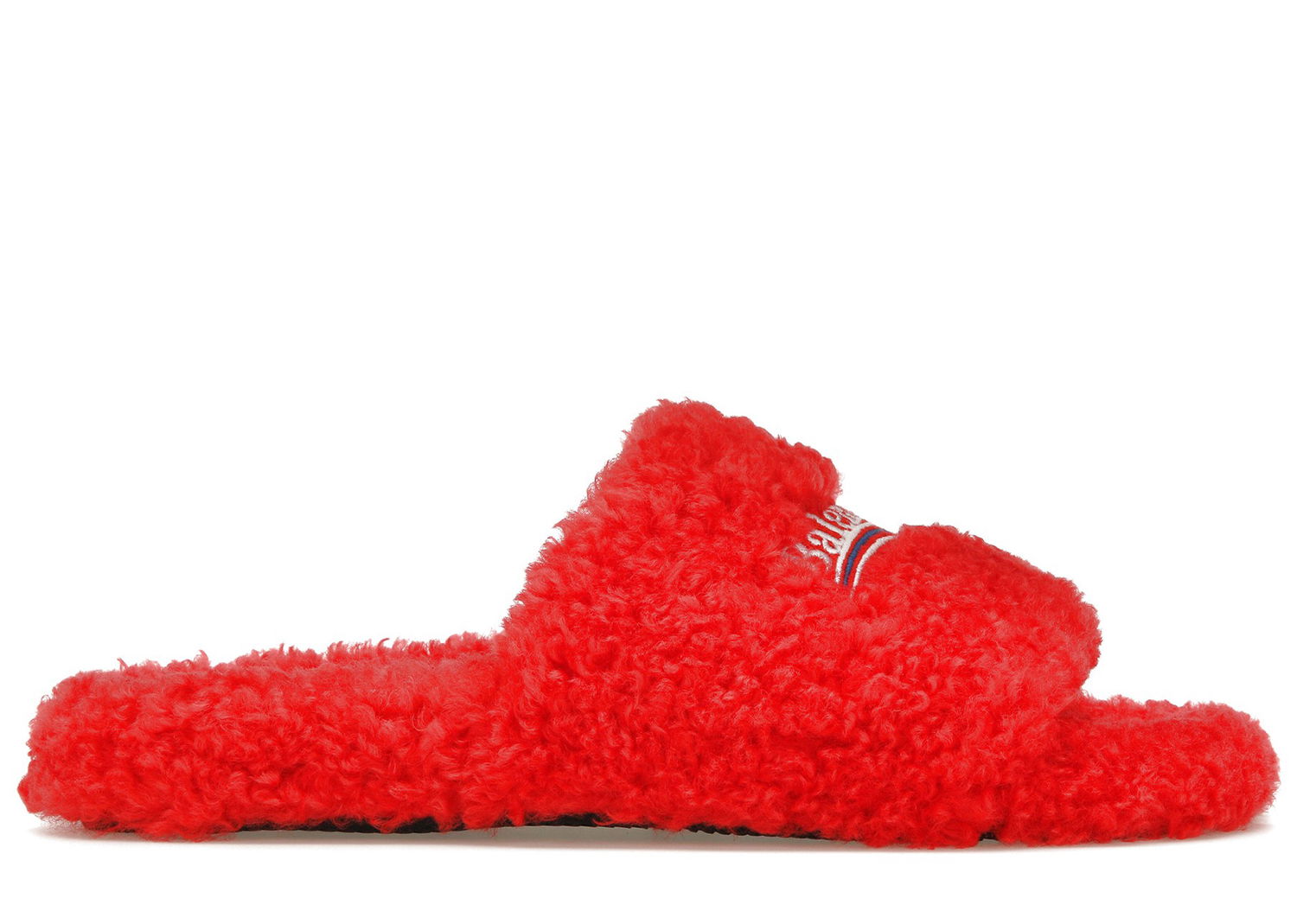 Tenisky a topánky Balenciaga Furry Slide Red Červená | 654747W2DO16596, 0