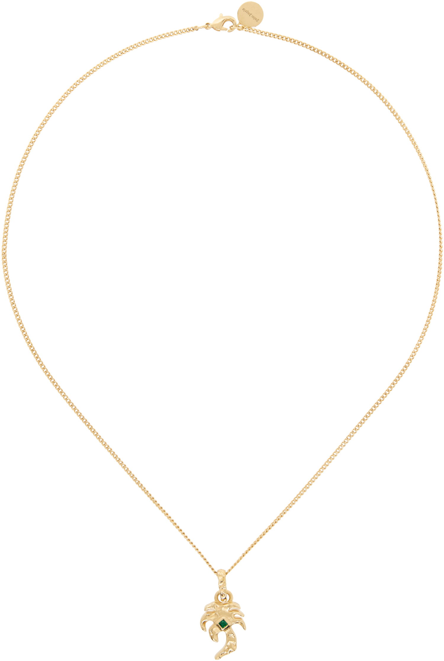 Náhrdelník Palm Angels Melted Palm Charm Necklace Metalická | PWOB129S25MAT0017684, 0