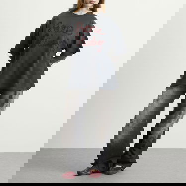 Tričko Acne Studios Edra Double Tinsel T-Shirt Šedá | AL0503-AA2, 4