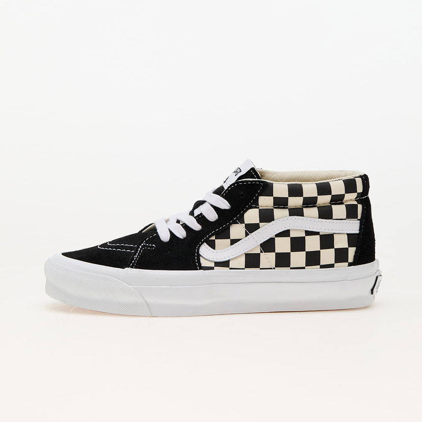 Skateboarding Vans Sk8-Mid Reissue 83 LX Checkerboard Čierna | VN000CQQ2BO1