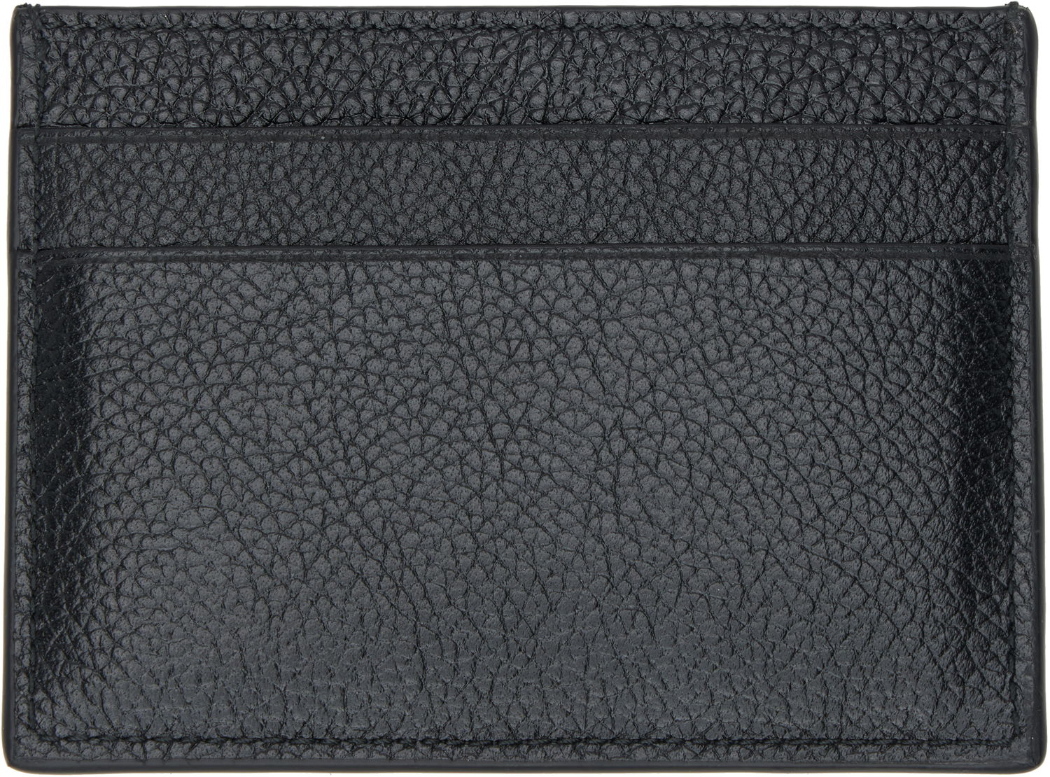 Peňaženka Balenciaga Gothic Logo Leather Card Holder Čierna | 5943092AA931000, 1