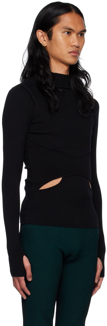 Sveter Dion Lee Dion Lee Interlink Turtleneck Top Čierna | C7151R23, 4