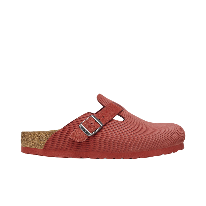 Tenisky a topánky Birkenstock Boston Embossed Corduroy Suede Sienna Red Červená | 1025645/1025689