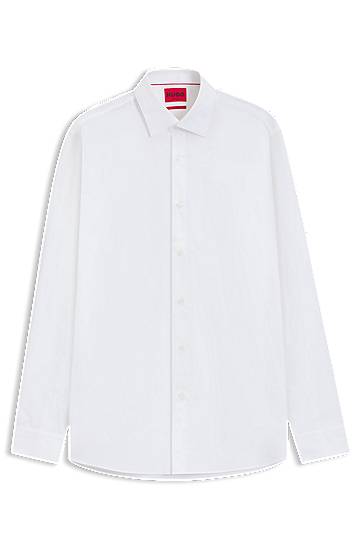 Košeľa BOSS Modern-Fit Easy-Iron Cotton Poplin Shirt Biela | 50519812, 0