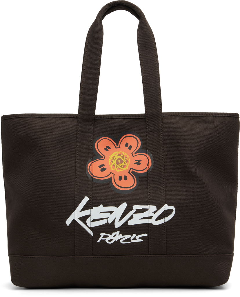 Tote bag KENZO Kenzo Paris Futura 2000 Edition Large Utility Tote Hnedá | FF68SA911F36