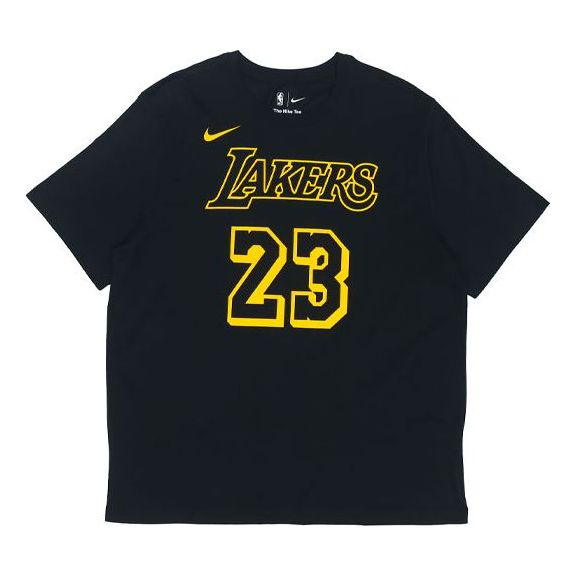 Dres Nike Los Angeles Lakers LeBron James #23 Breathable T-Shirt Čierna | AA2591-022, 0