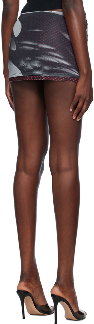Sukňa Miaou Miaou Elektra Mini Skirt Čierna | 4014PM2FTR, 2