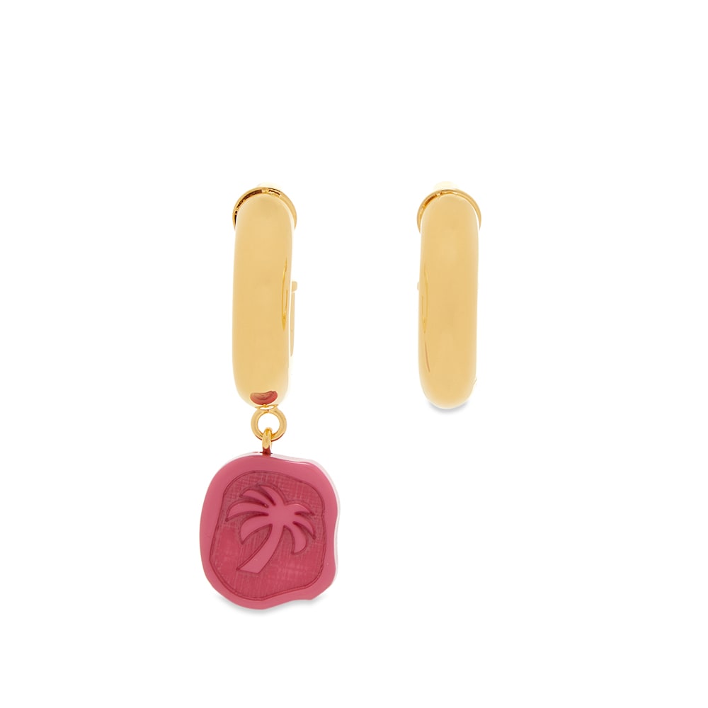 Náušnice Palm Angels Stamp Oval Earring Metalická | PWOD007S22MAT0017632, 0