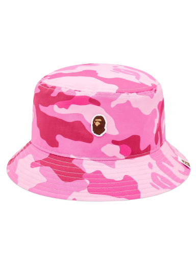 Klobúk BAPE Woodland Camo Bucket Hat Pink Ružová | 001HTJ302002L-PNK