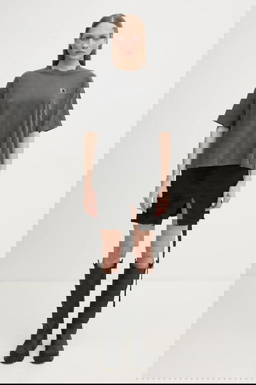 Tričko Carhartt WIP Nelson Washed Oversized Short Sleeve T-shirt Šedá | I033051.87GD, 4