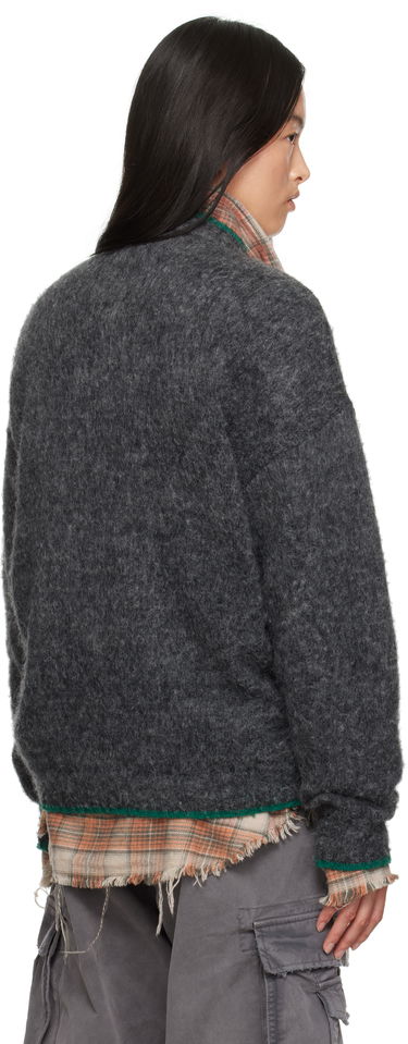 Sveter ERL Overwashed Pilling Sweater Šedá | ERL09N005, 2