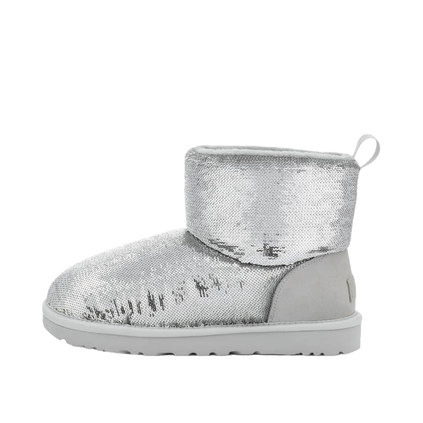 Tenisky a topánky UGG Classic Mini Boot Mirror Ball "Silver" W Šedá | 1151291-SLVR