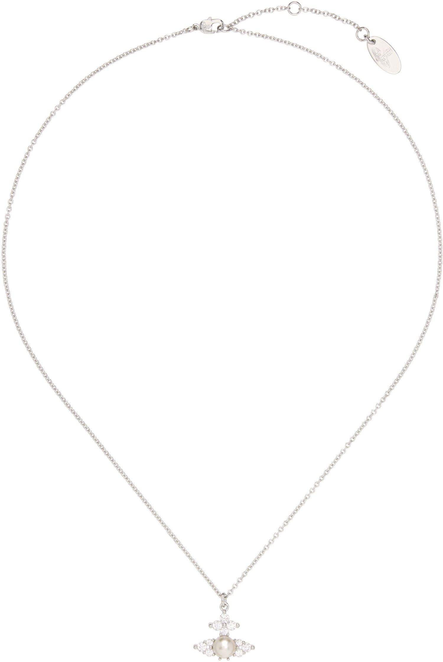 Náhrdelník Vivienne Westwood Pendant Necklace With Crystals Metalická | 630203EP-02P373-, 0