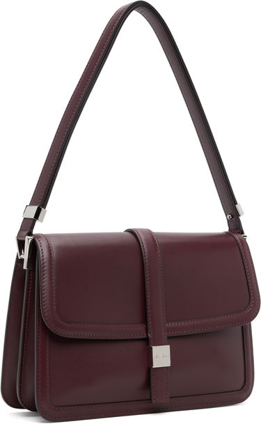Taška cez rameno Max Mara Bianca Leather Shoulder Bag Vínová | 2524516172600, 1