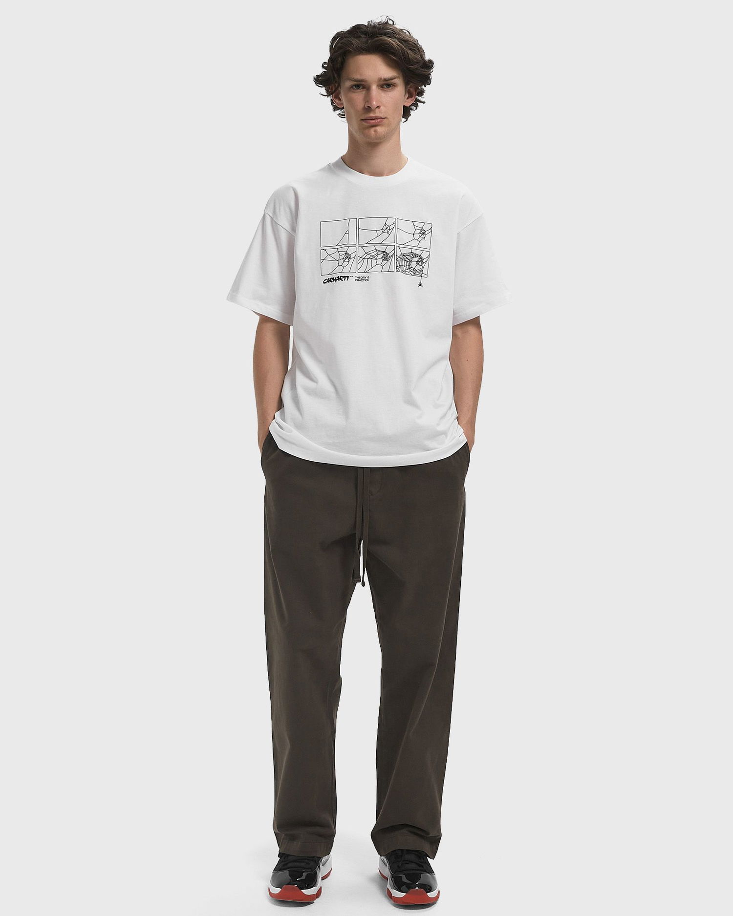 Nohavice Carhartt WIP Floyde Casual Pants Hnedá | I033585-2ZW.GD, 1