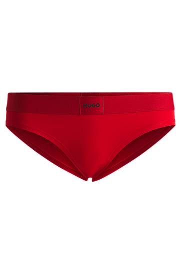 Nohavičky BOSS HUGO Stretch-Cotton Briefs Červená | 50515335, 0