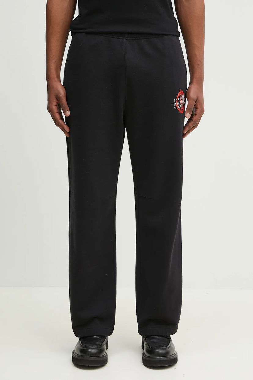 Tepláky Maison Margiela MM6 Maison Margiela Printed Cotton Sweatpants Čierna | SH2KA0027