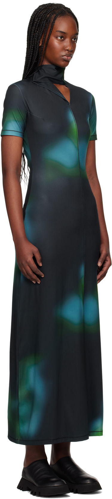 Šaty Y-3 Y-3 Fitted Maxi Dress Zelené | JD5819, 1