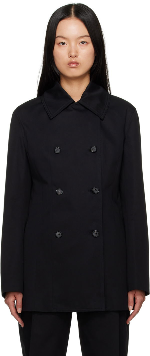Bunda TOTEME Double-Breasted Blazer Čierna | 233-1048-261, 0