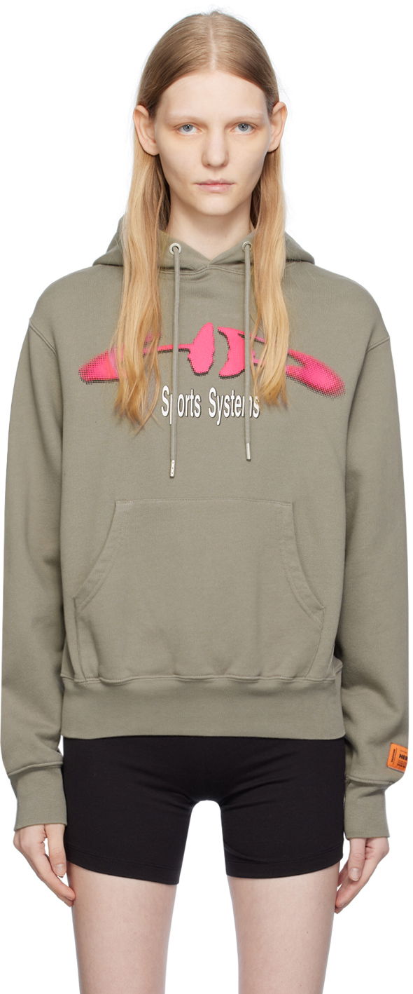 Mikina HERON PRESTON 'HP Sports Systems' Hoodie Šedá | HWBB024F23JER0070932, 0