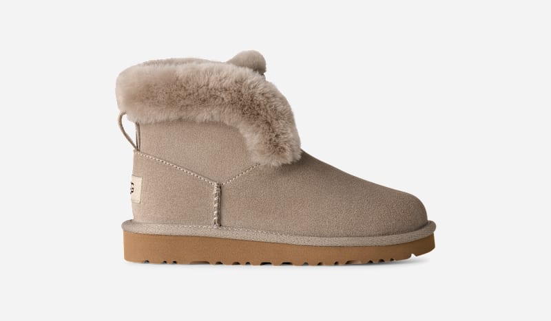 Tenisky a topánky UGG Classic Mini Posy Boot Suede Béžová | 1174632K-CBBLG, 0