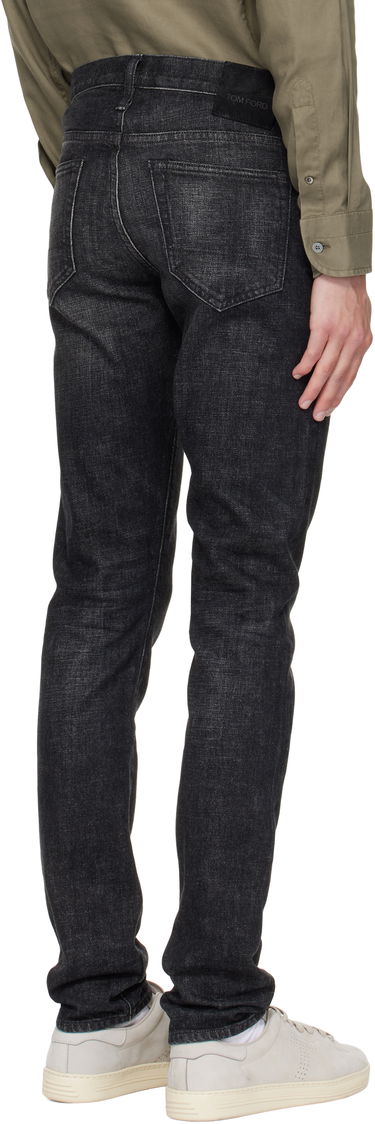 Džínsy Tom Ford TOM FORD Slim Fit Selvedge Jeans Čierna | DPS001-DMC076, 2
