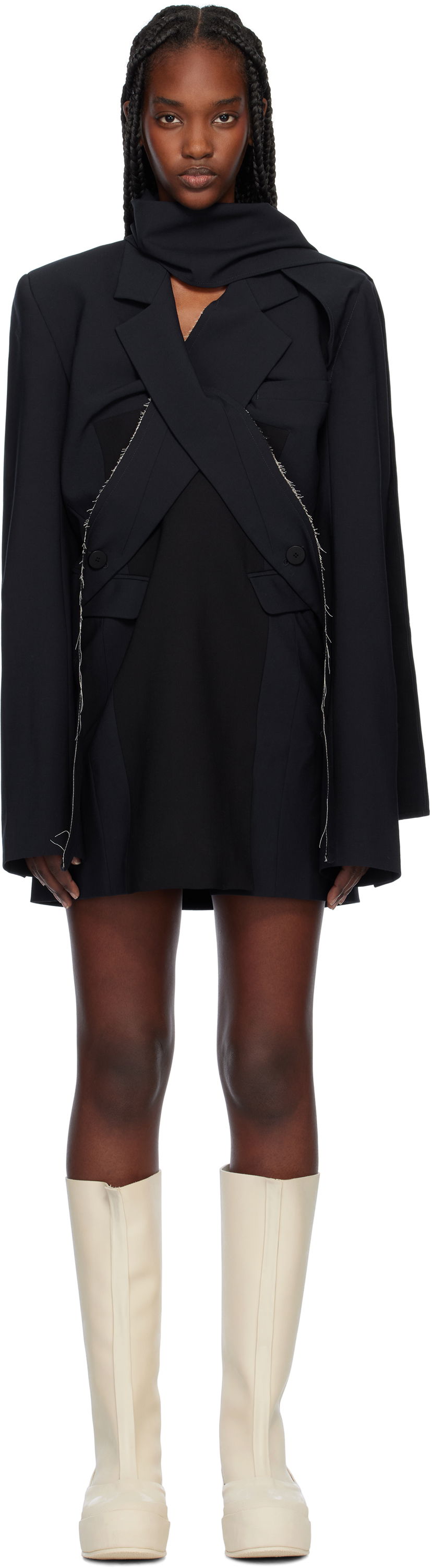 Šaty Ottolinger Ottolinger Drape Suit Minidress Čierna | 2223030102