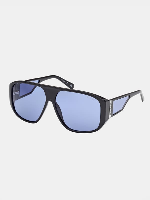 Slnečné okuliare GUESS Shield Sunglasses Čierna | GU013561QQQ, 0