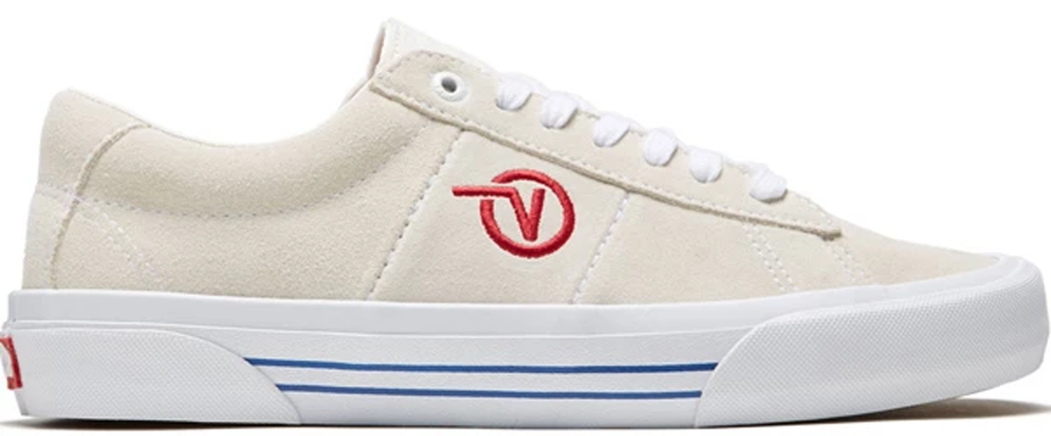 Tenisky a topánky Vans Saddle Sid Pro Marshmallow Racing Red Biela | VN0A4BTBOXS, 0